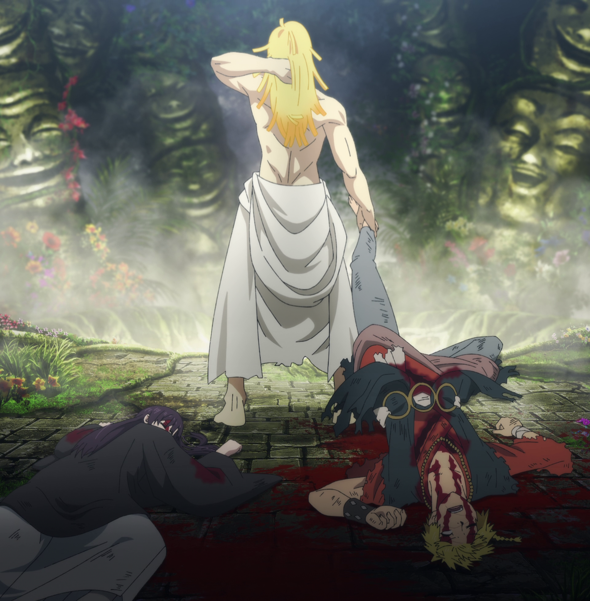 Hell's Paradise Reveals Character Visuals for Aza Choubei & Yamada