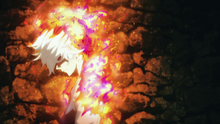 Gabimaru using Ascetic Blaze