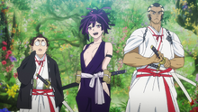 Yuzuriha approaches Gabimaru