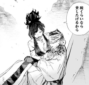 Yuzuriha consolling Senta