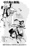 Chōbei's and Tōma's early concepts.