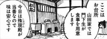 A kitchen where clan members prepare their own meals.