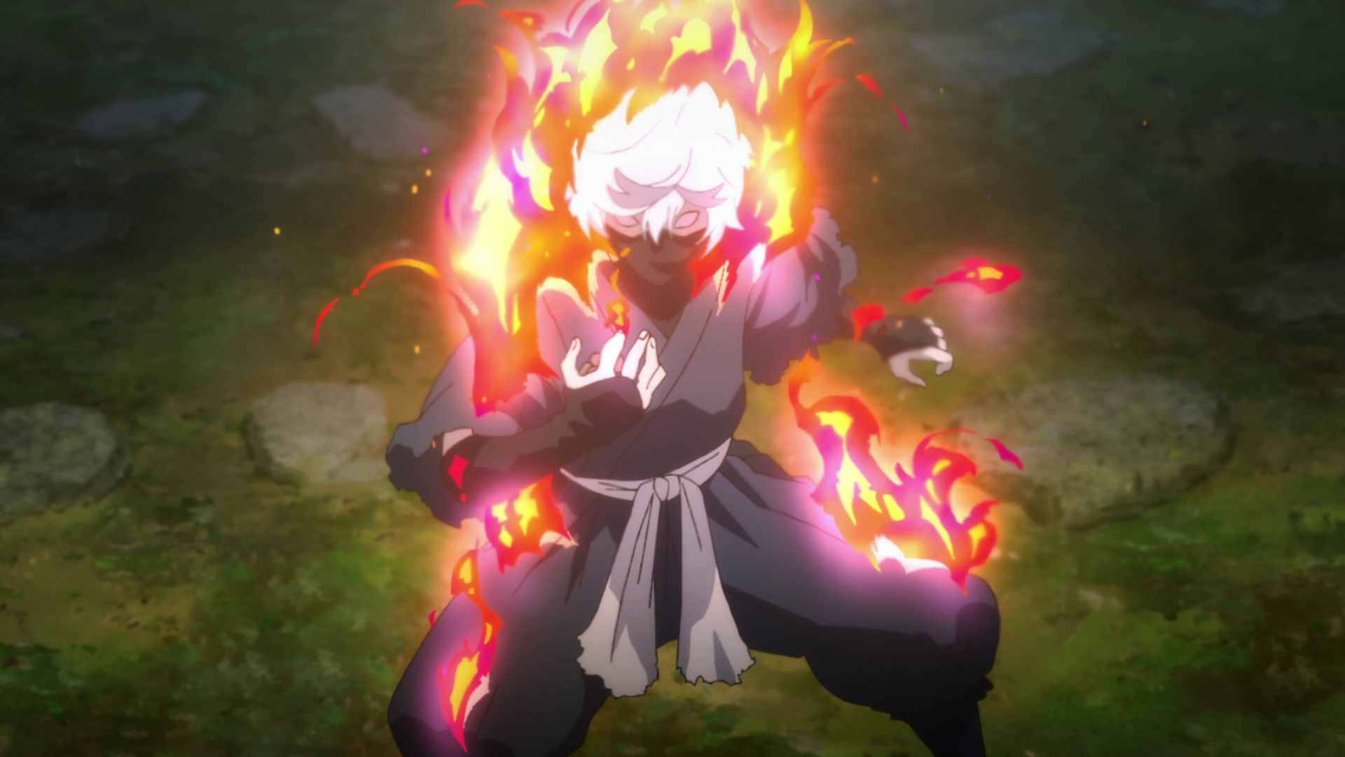 Mind Blowing Powers in Anime Gabimaru the Hollow Ninpo: Ascetic Blaze