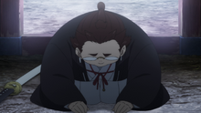 Senta apologizing to Sagiri
