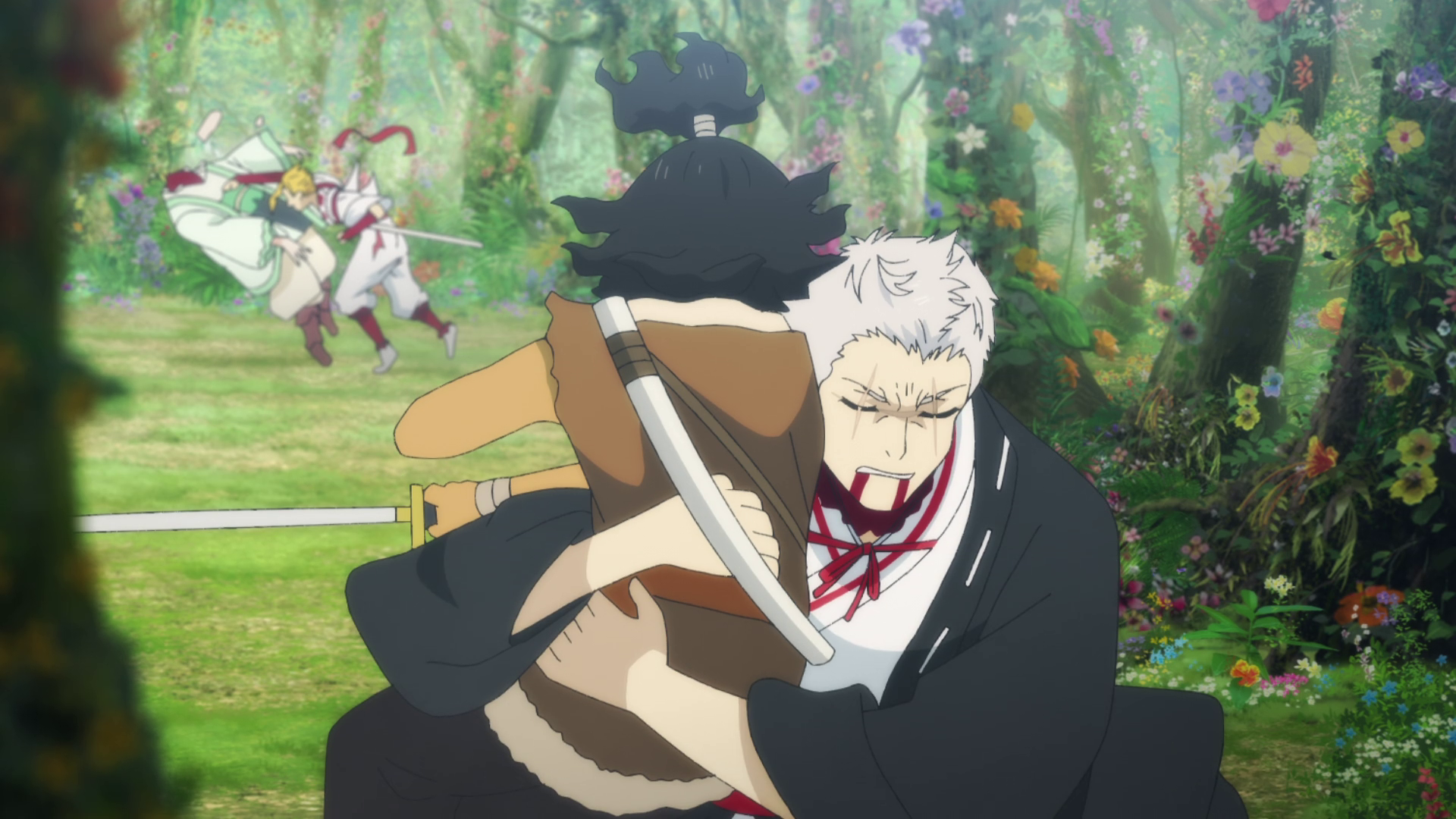 Sagiri Cuts down a Tensen  Hell's Paradise Jigokuraku season 1 episode 12  