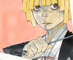 Fuchi's color scheme in the manga.