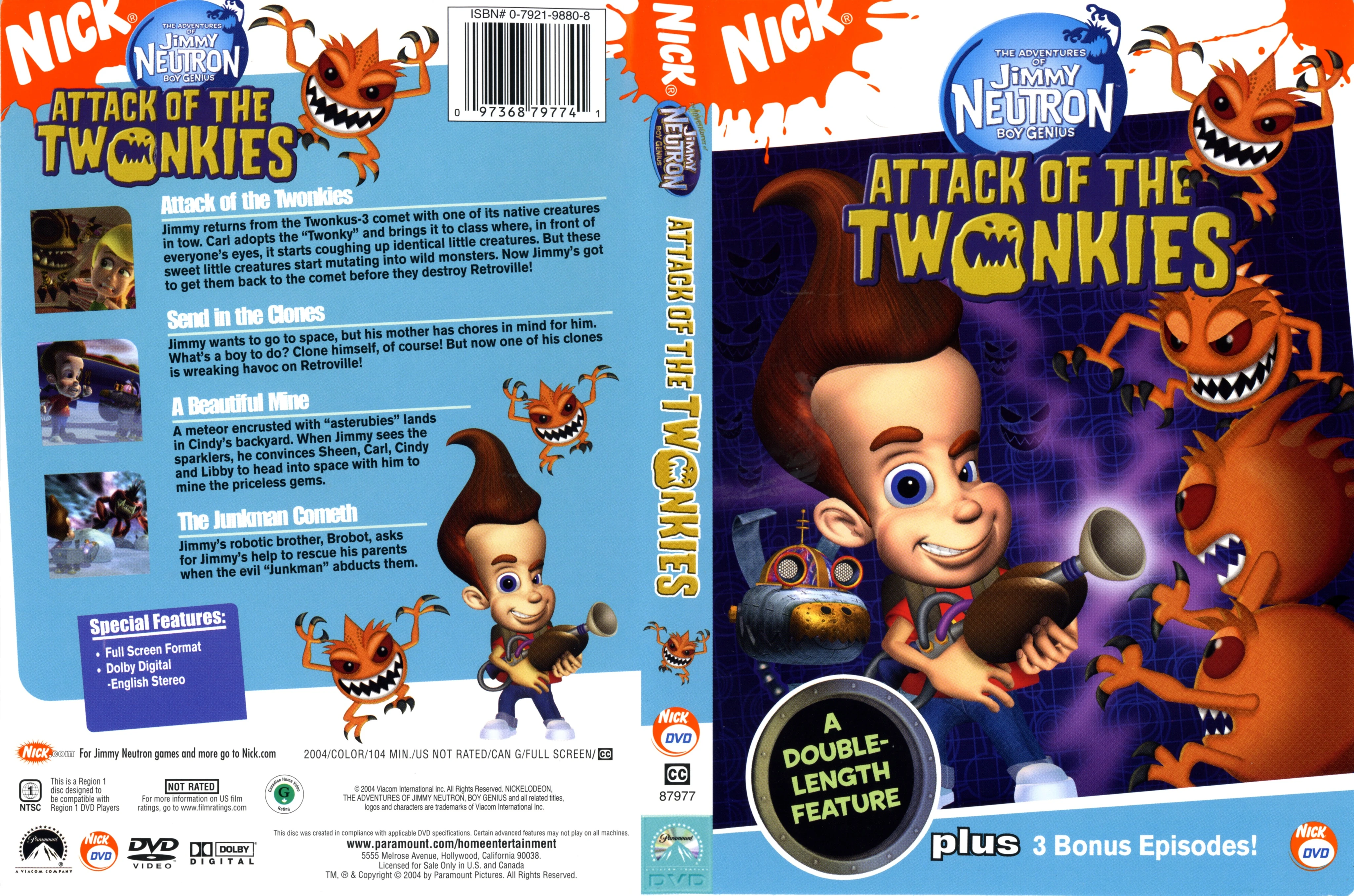 Attack of the Twonkies (DVD and VHS) | Jimmy Neutron Wiki | Fandom