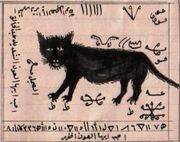 Black cat talisman