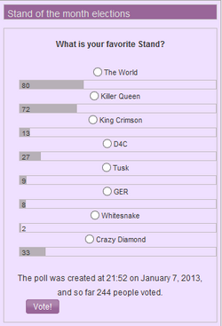 Poll: Most Useful Stands from JoJo's Bizarre Adventure - Interest