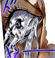 PJOkuyasuEyeDeflate.png (593 KB) Okuyasu's eyes deflate as the Stand cures him of insomnia