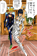 Bucciarati took Giorno to meet his teammates