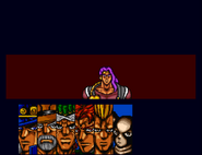 Vanilla Ice stops the Crusaders from fighting DIO (JoJo's Bizarre Adventure (SFC Game))