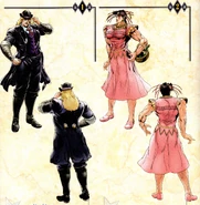 Alternate Costumes for Speedwagon and Joseph