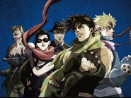 O Grupo Joestar de Battle Tendency