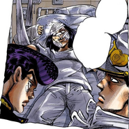 Hazamada hospitalized, interrogated by Josuke and Jotaro