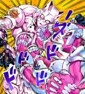 Crazy Diamond pummeling Killer Queen