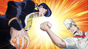 Tonio commands josuke to use soap