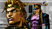 Jotaro countering DIO's GHA, ASB