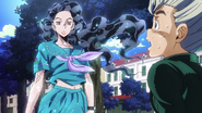 Yukako's new beauty enraptures Koichi.