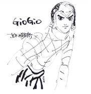 Sketches by Hirohiko Araki