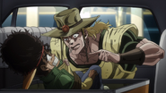 Boingo is threatened to help Hol Horse kill the Joestar group