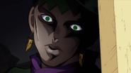 Rohan's first appearance, giving a creepy glare.