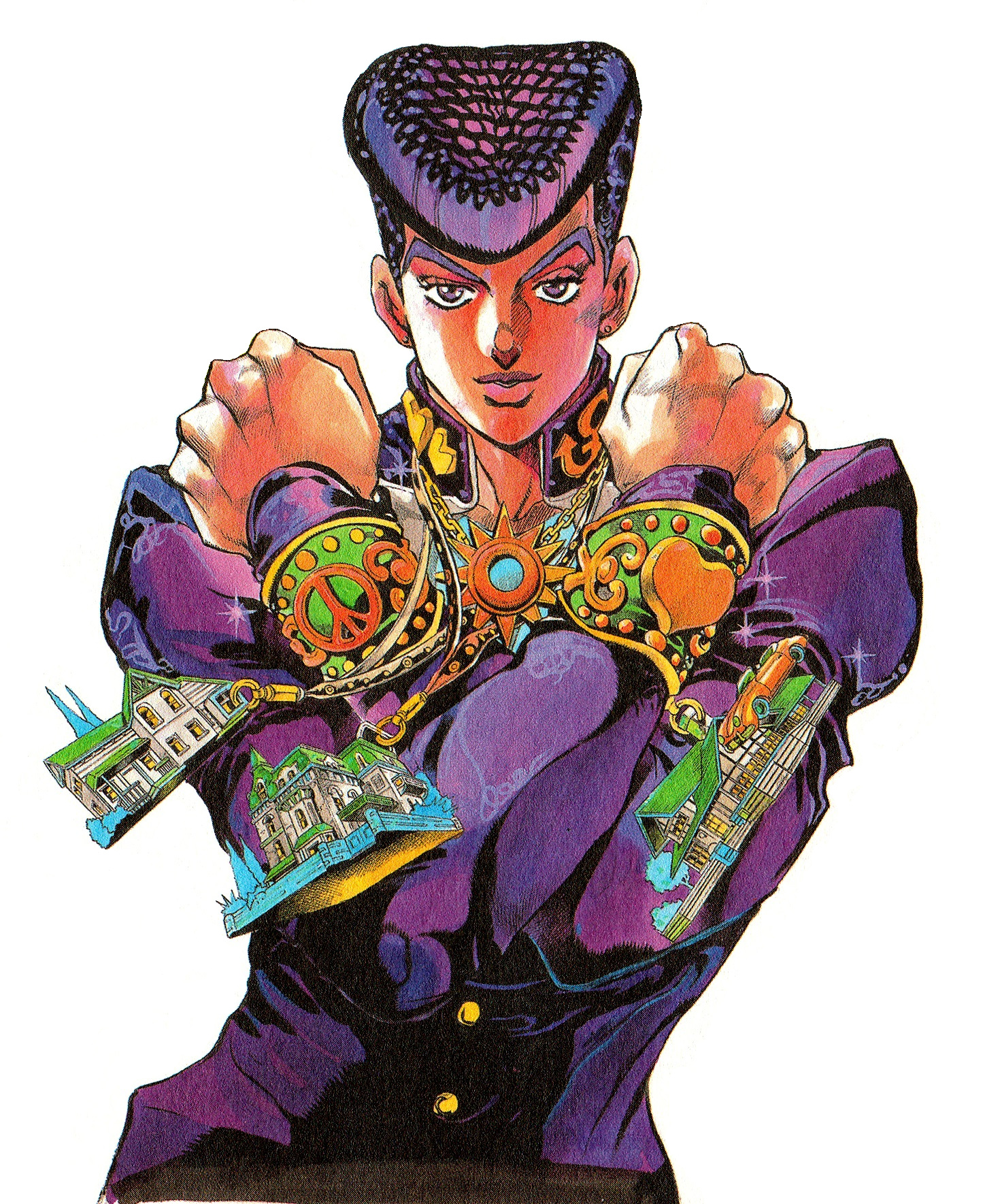 Fairly Frequent FG Facts ⚡️ on X: Josuke Higashikata 4's render pose in  JoJo's Bizarre Adventure: Eyes of Heaven comes from that panel where he  punches Okuyasu's spaghetti.  / X