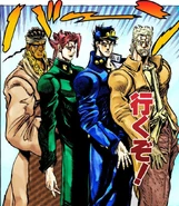 The Crusaders (sem Polnareff e Iggy)