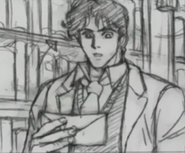 Jonathan discovering Dario Brando's letter to George Joestar I (Part 3 OVA)