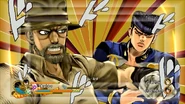 Old Joseph activating his DHA with Josuke, EoH