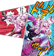 Crazy Diamond aplasta los brazos de Killer Queen