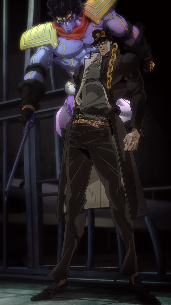 was watching part 6 and noticed jotaro used part 3 star platinum :DDD :  r/StardustCrusaders