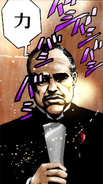 Marlon Brando as The Godfather, as he appears in Stardust Crusaders