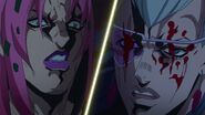 Diavolo faces off against Polnareff