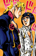 Bucciarati agrees to help Giorno infiltrate Passione