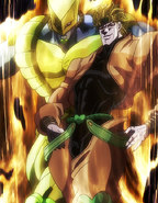 DIO alongside his infamous Stand, The World