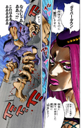 Anasui's counter against Kenzou