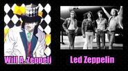 Le nom de Will A. Zeppeli s'inspire du groupe Led Zeppelin