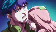 Kyoka being carried out by Rohan.