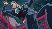 Okuyasu lying unconscious.