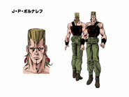 Concept art pour les OAVs Stardust Crusaders.