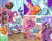 Tusk ACT4 pummels Funny Valentine