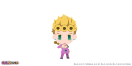 Chibi giorno and gold experience
