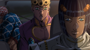 Giorno asks how it can be that he's dying while Bucciarati drives