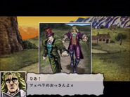 Walking a trail, being teased by Will Zeppeli