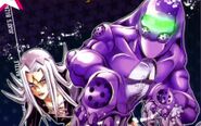 Moody Blues and Abbacchio as menu appearance, All Star Battle