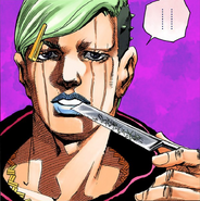 Jobin shaves his eyebrows without hesitating