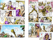 Nena lies to Polnareff, in order to be hide from Joseph, who is affected by her Stand.