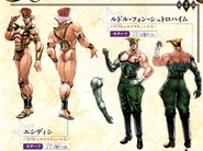 Alternate Costumes for Esidisi and Rudol von Stroheim