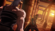 Sc ep 28 Polnareff v Chaka